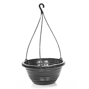 Vaso Redondo Cuia C/ Gancho Preto 6L  2571 - ERCAPLAST